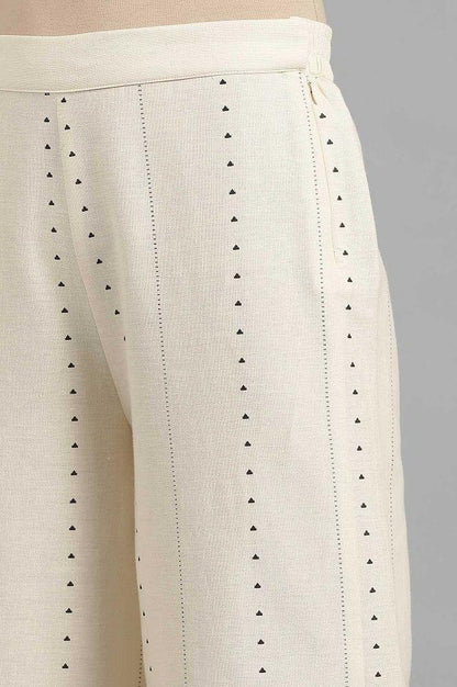 White Parallel Pants - wforwoman