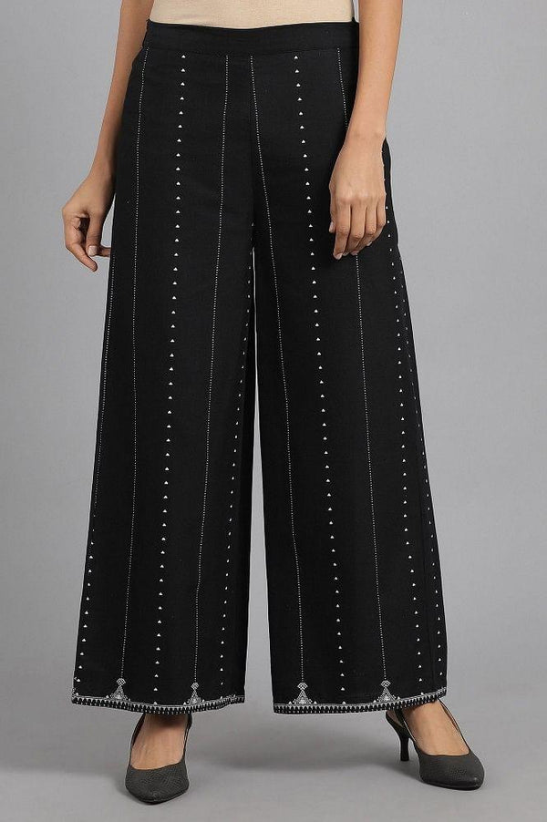 Black Parallel Pants