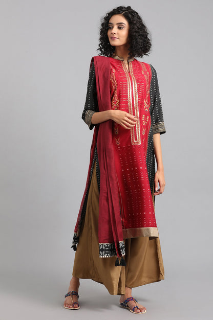 Purple Solid Dupatta