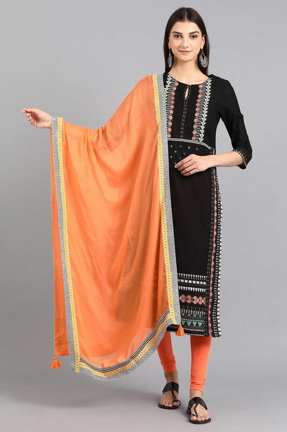 Grey Round Neck Printed kurta - wforwoman