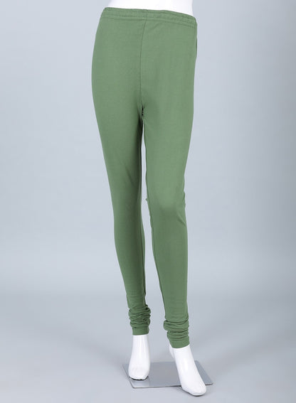 Green Knitted Churidar