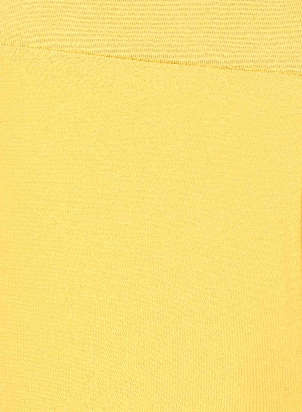 Yellow Knitted Churidar