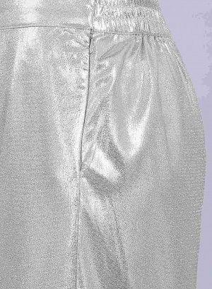 Silver Glitter Pants - wforwoman