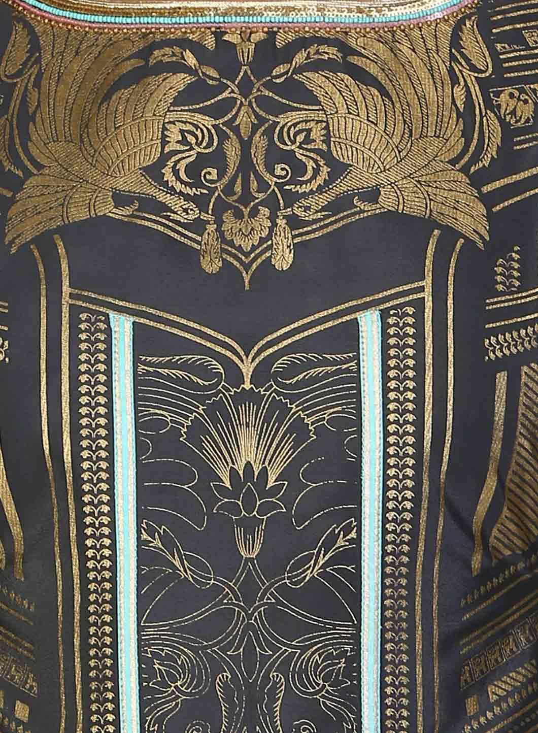 Dark Green Round Neck kurta - wforwoman