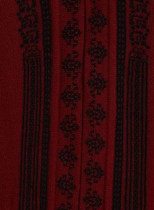 Red Knitted Cardigan