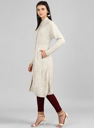 Beige Woollen Jacket