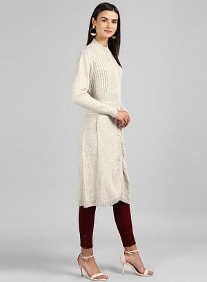 Beige Woollen Jacket