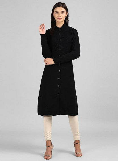 Black Woollen Jacket