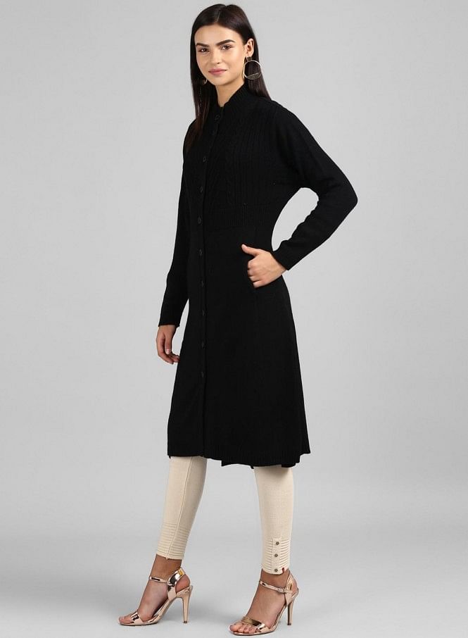 Black Woollen Jacket