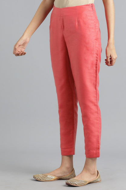 Peach Straight Pants - wforwoman