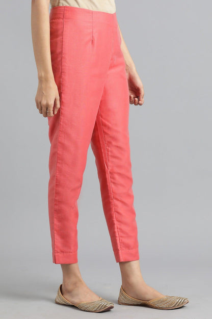Peach Straight Pants - wforwoman