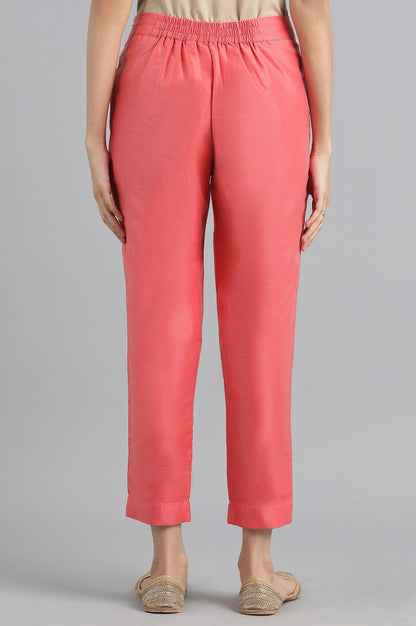 Peach Straight Pants - wforwoman