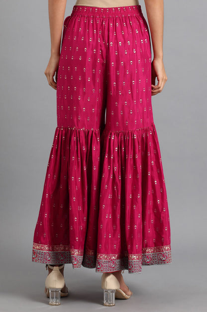 Pink Sharara Pants