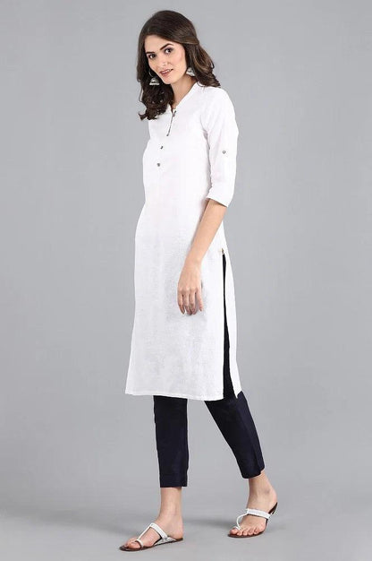 Blue Slim Pants - wforwoman