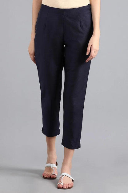 Blue Slim Pants - wforwoman