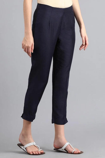 Blue Slim Pants - wforwoman