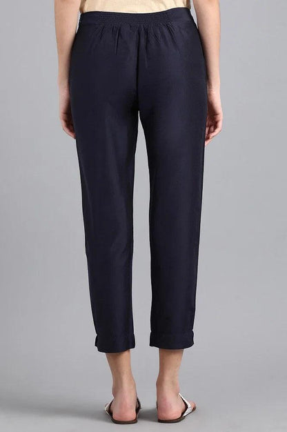 Blue Slim Pants - wforwoman