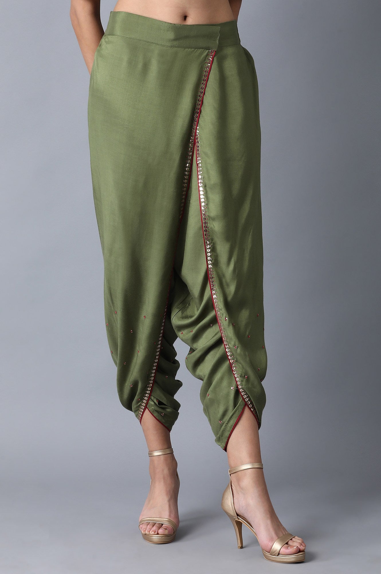 Green Tulip Pants