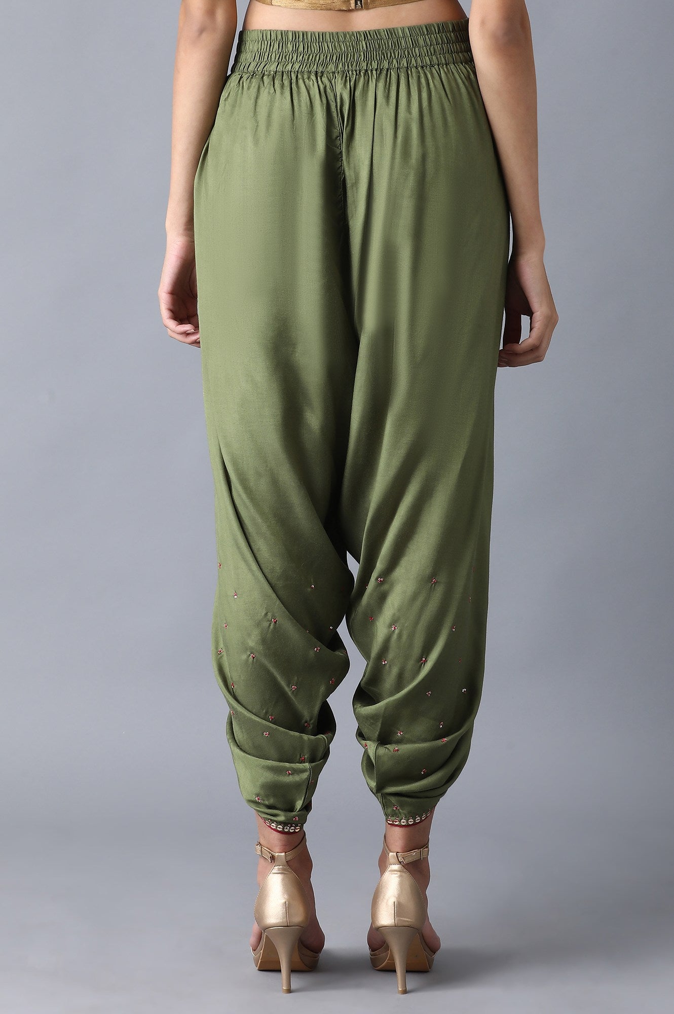 Green Tulip Pants