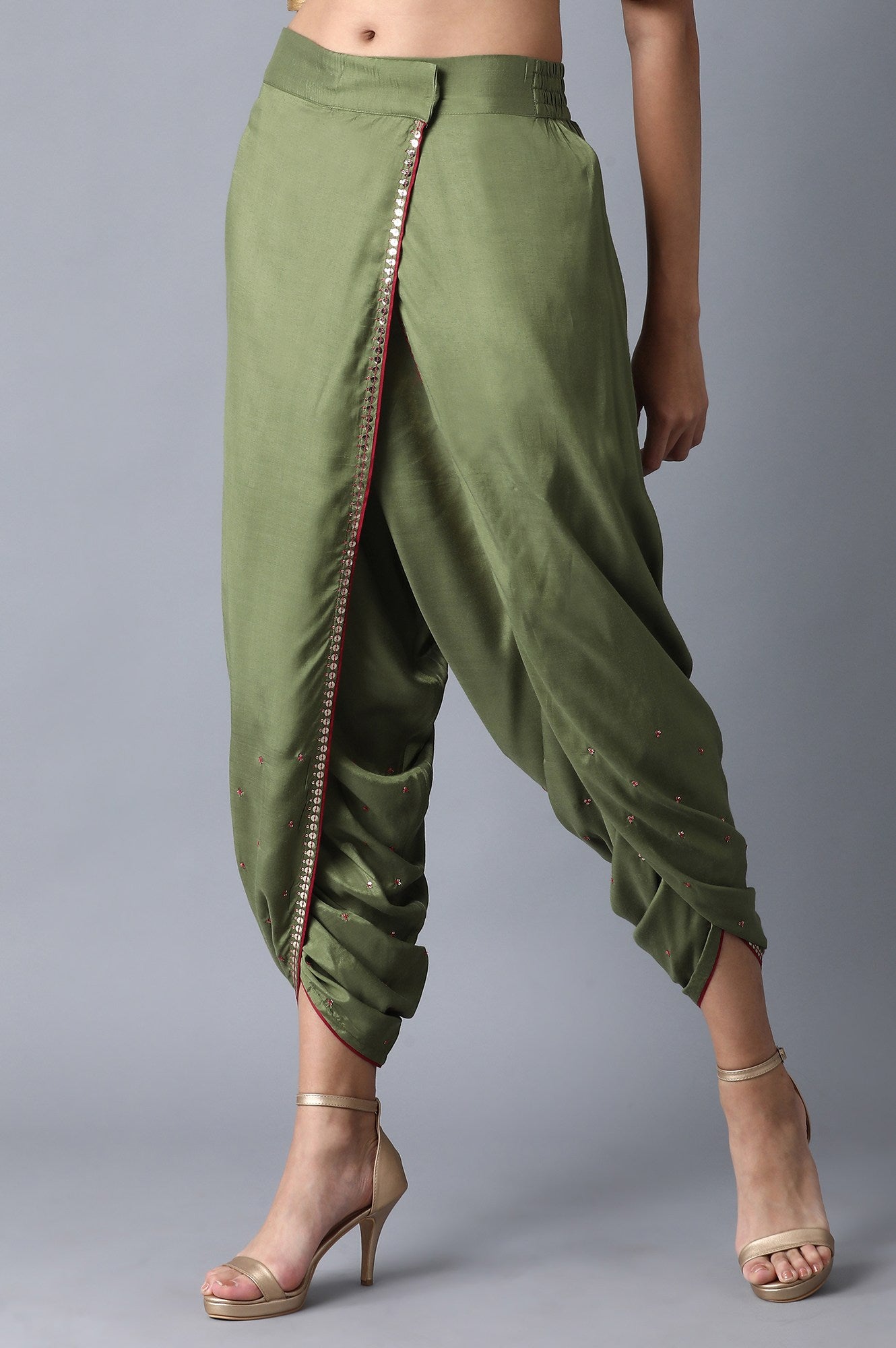 Green Tulip Pants