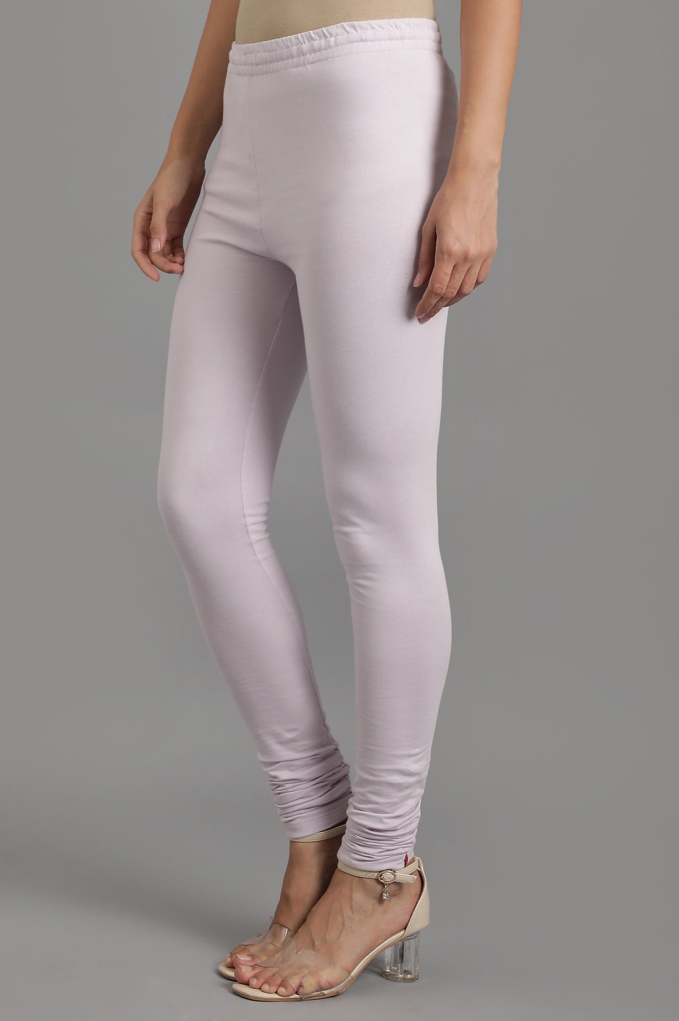 Purple Knitted Churidar