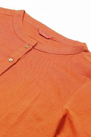 Red Mandarin Collar kurta