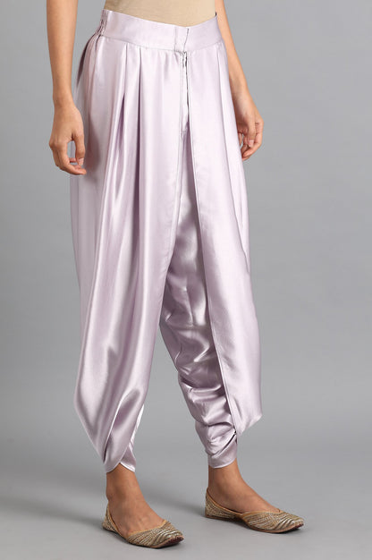 Purple Draped Pants
