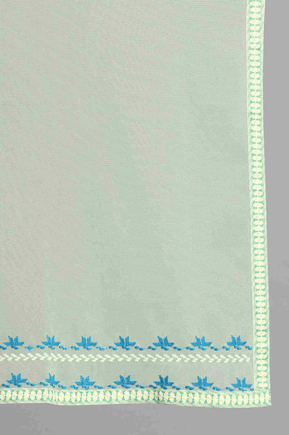 Mint Green Mesh Dupatta