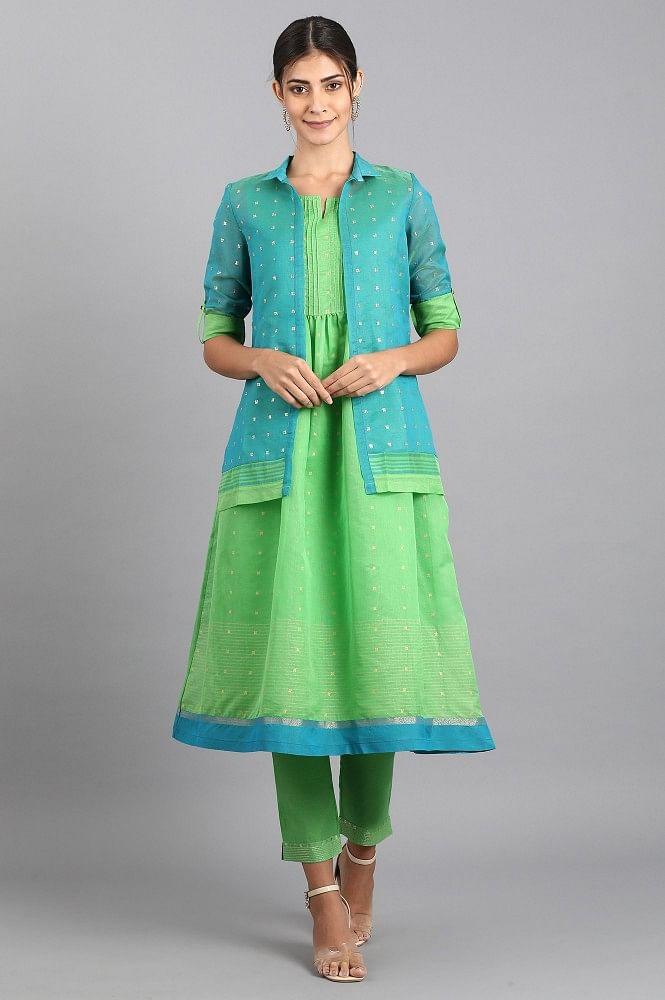 Green Yarn-dyed Pop Set - XS