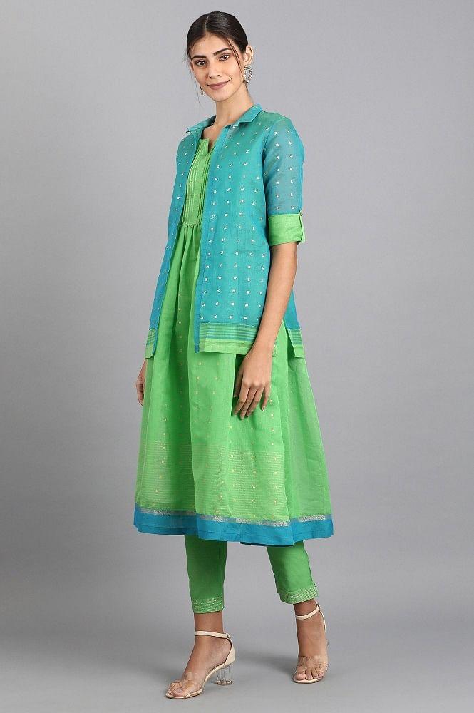 Green Yarn-dyed Pop Set - wforwoman