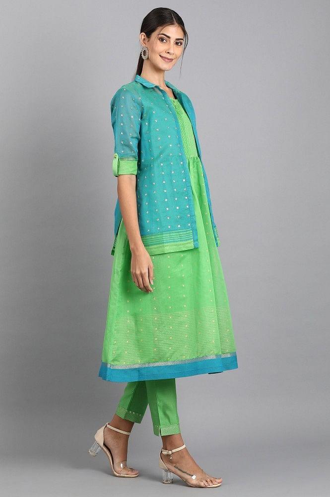 Green Yarn-dyed Pop Set - wforwoman