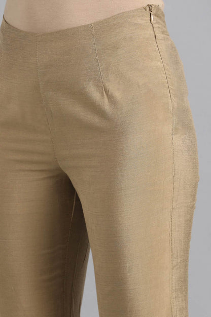 Gold Solid Trousers