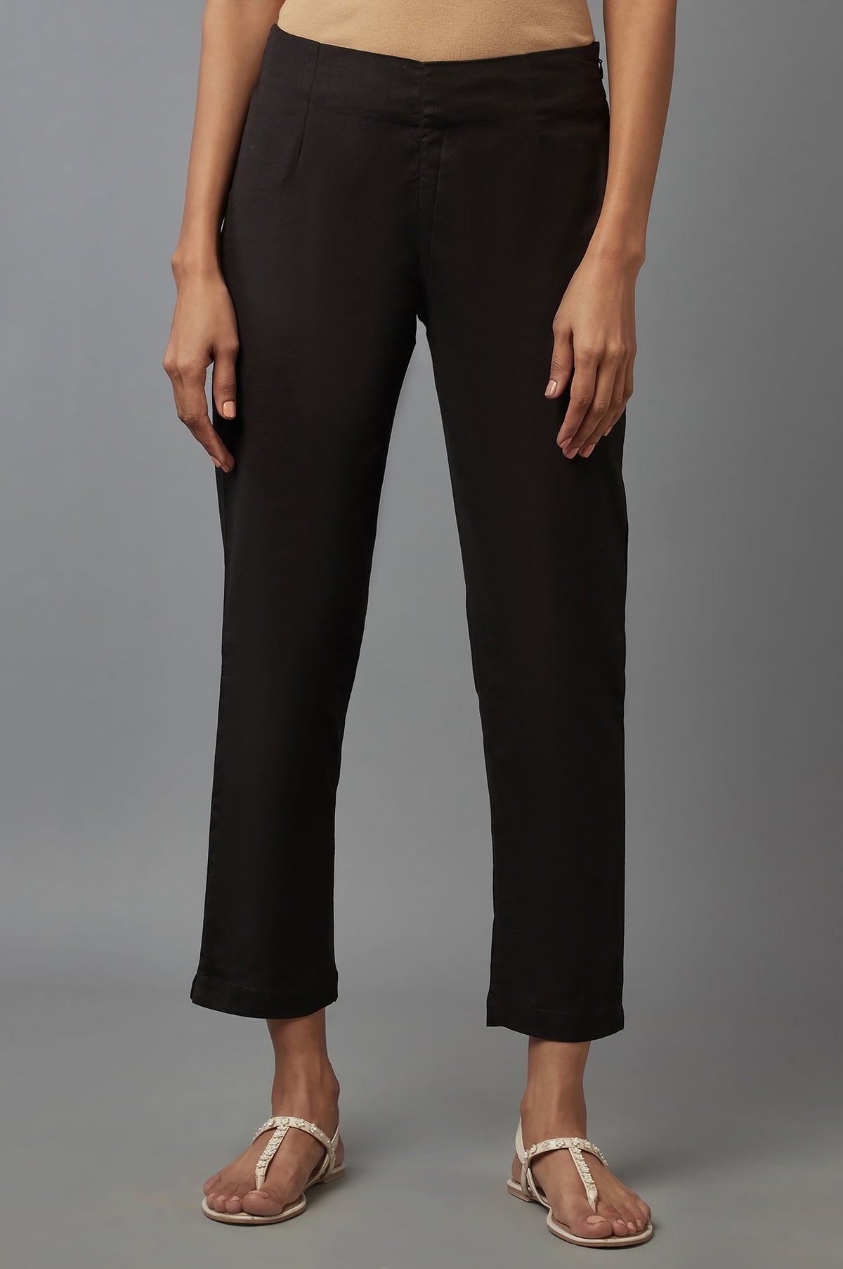 Women Black Slim Pants - 6