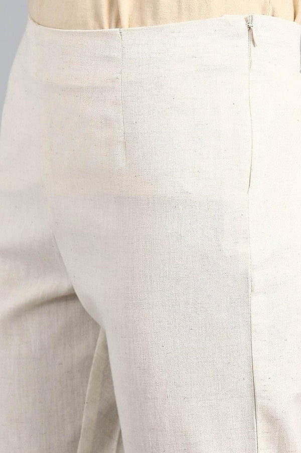 Off-White Solid Trousers