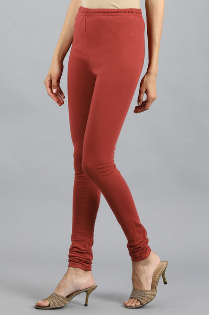 Red Knitted Churidar