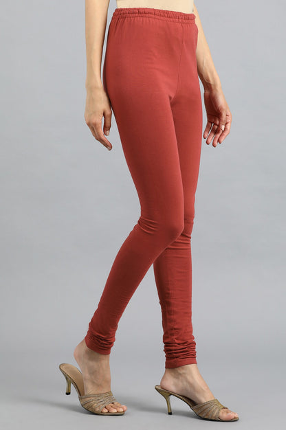 Red Knitted Churidar