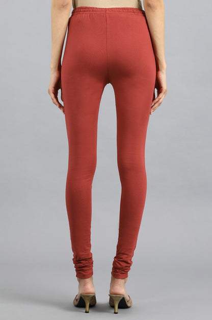 Red Knitted Churidar