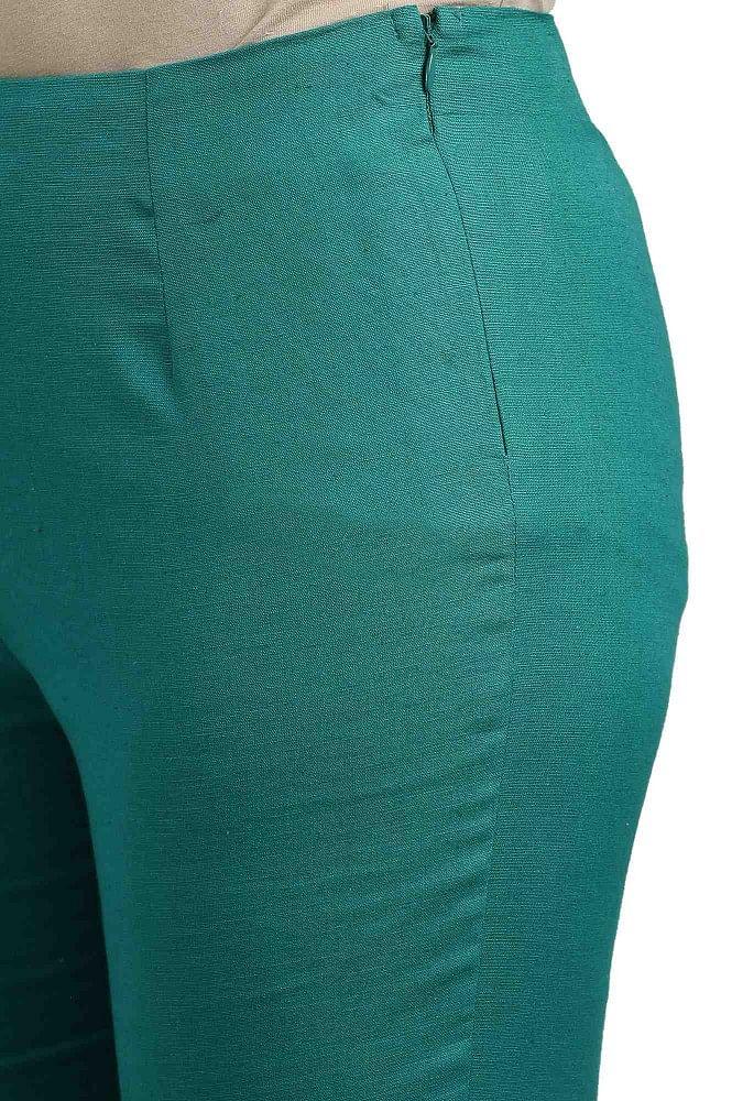 Blue Ankle Length Trouser - wforwoman