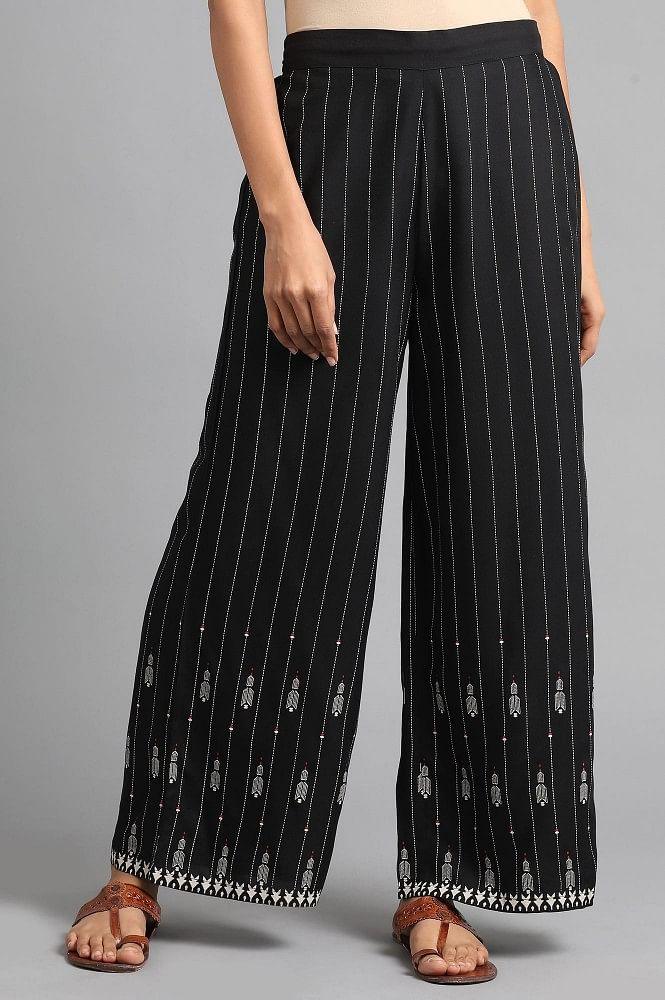 Black Parallel Pants - wforwoman