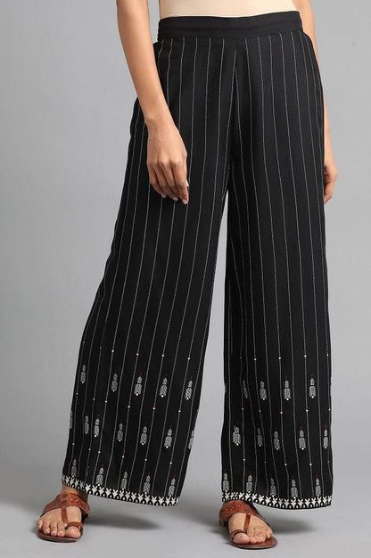 Black Parallel Pants - wforwoman