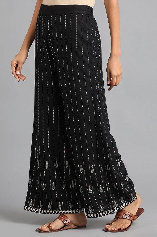 Black Parallel Pants - wforwoman