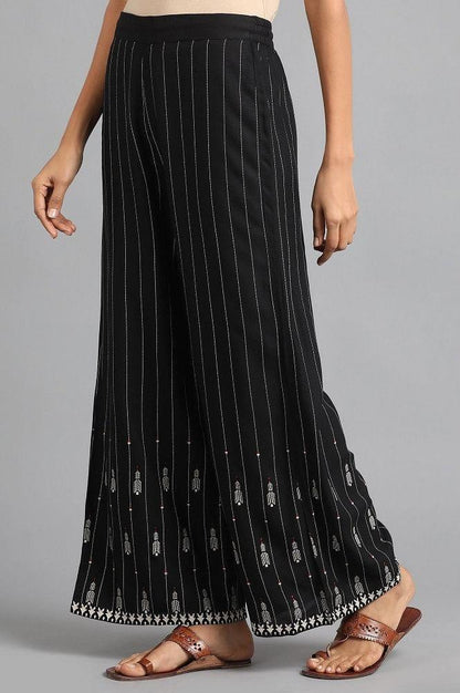 Black Parallel Pants - wforwoman