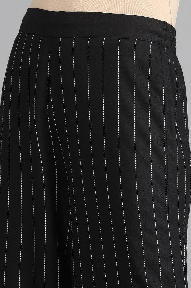 Black Parallel Pants - wforwoman