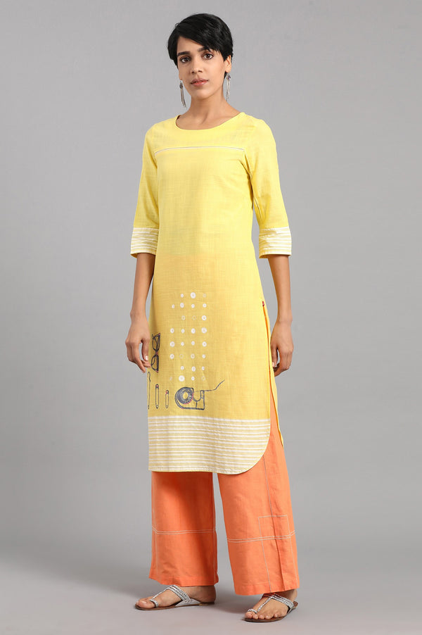 Orange Parallel Pants