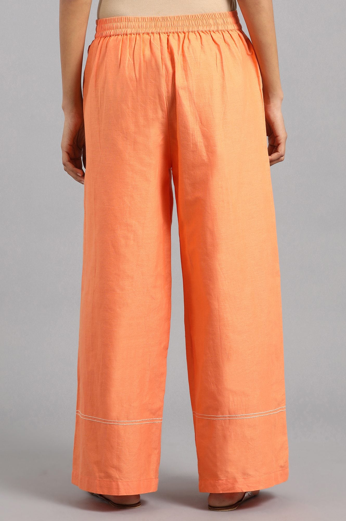 Orange Parallel Pants