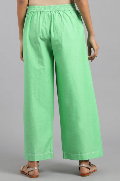 Green Parallel Pants