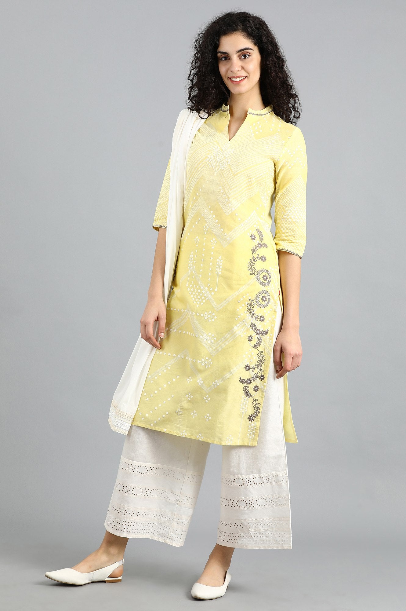 White Parallel Pants