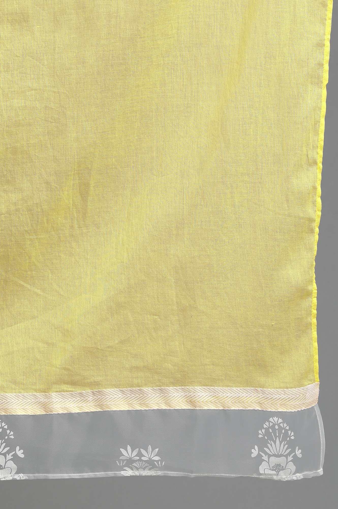 Yellow Solid Drape