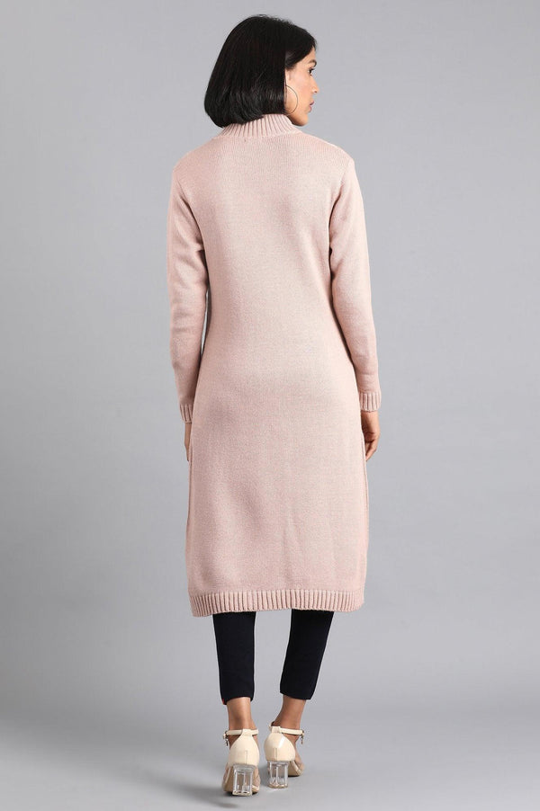 Blue Round Neck Printed kurta