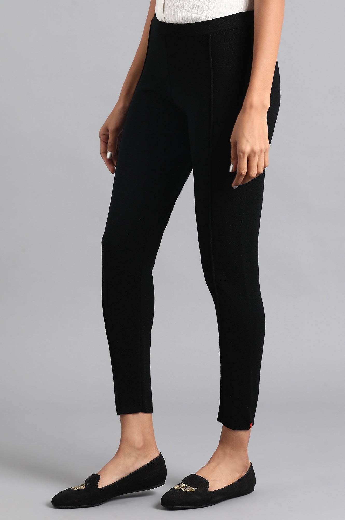 Black Woollen Tights